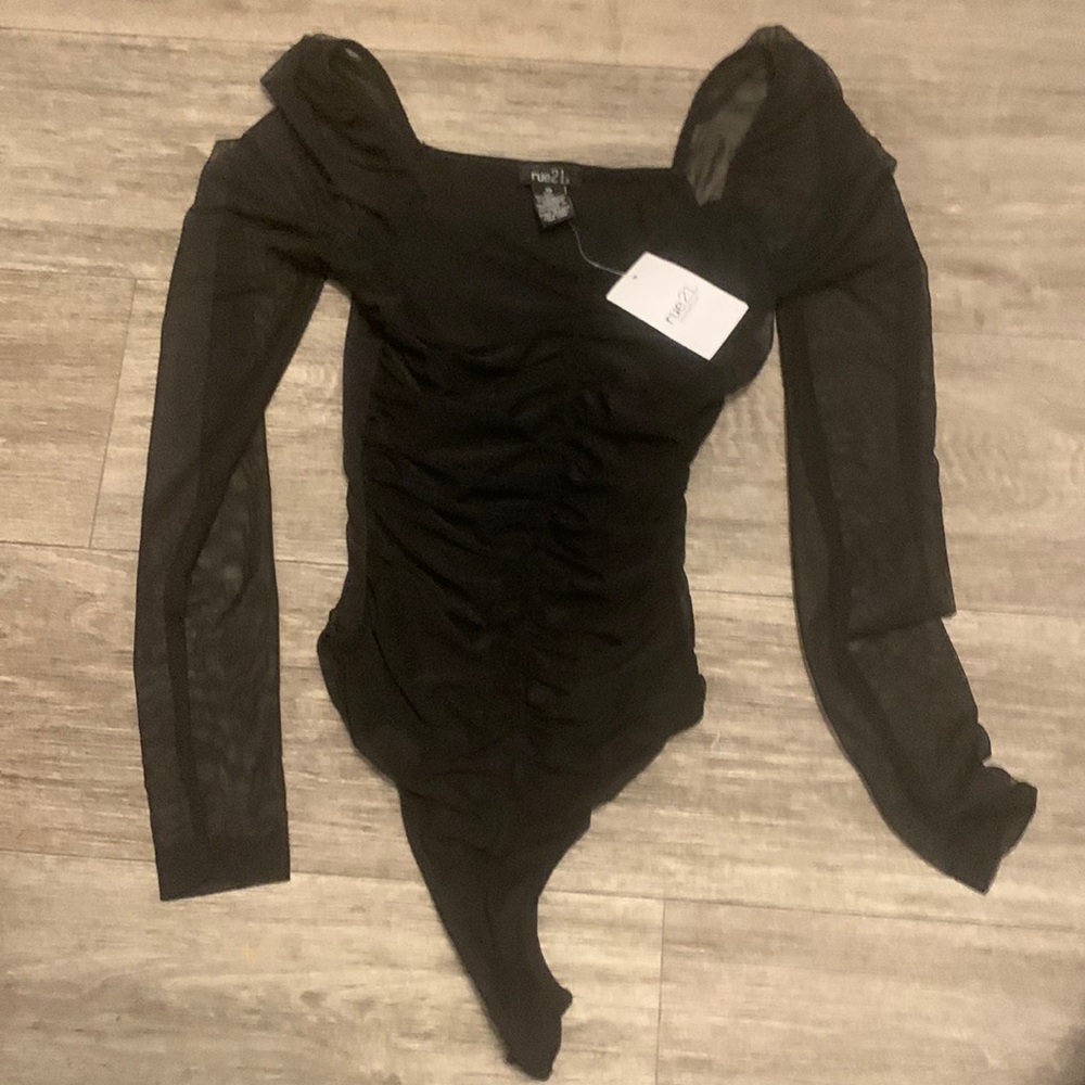 Black Bodysuit XXS